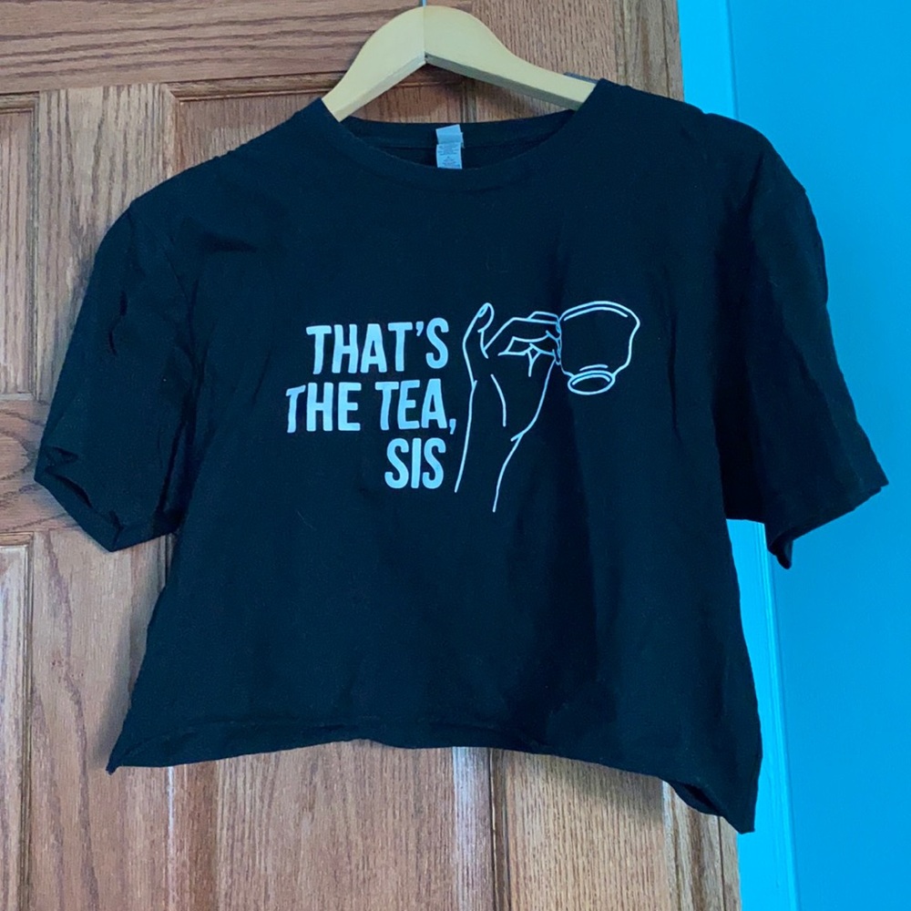 Cropped Graphic T-Shirt
